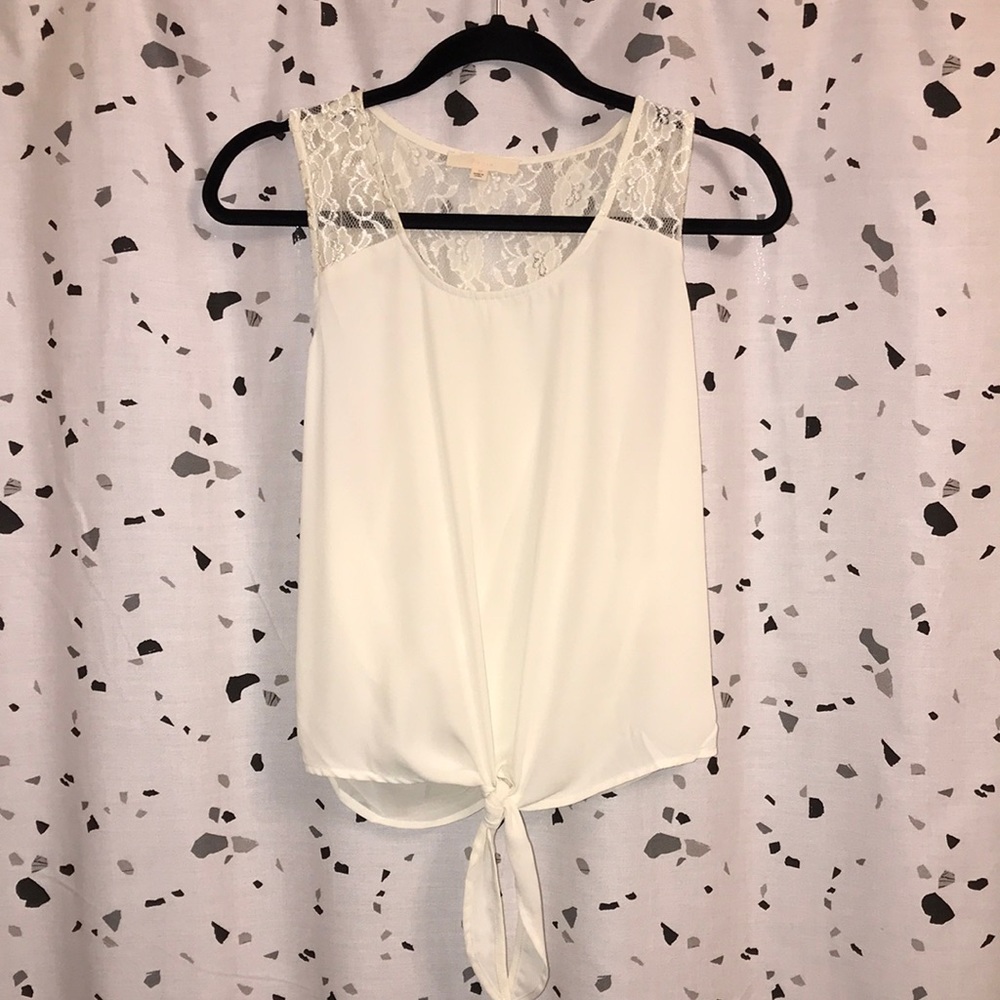 Semi Open Back Tank Top